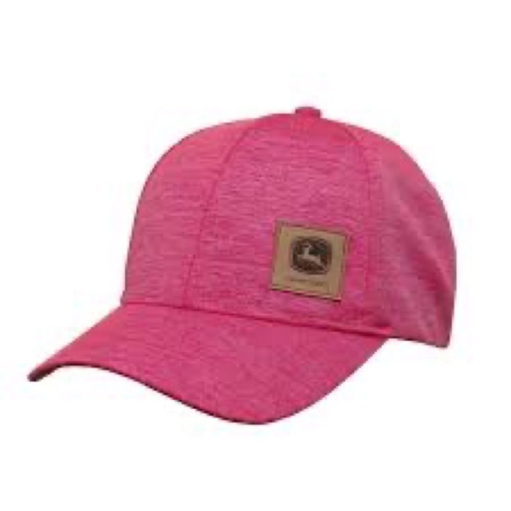 John Deere Pink Women’s Adjustable Snapback Baseball Cap Hat